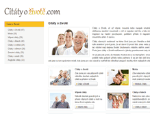 Tablet Screenshot of citatyozivote.com